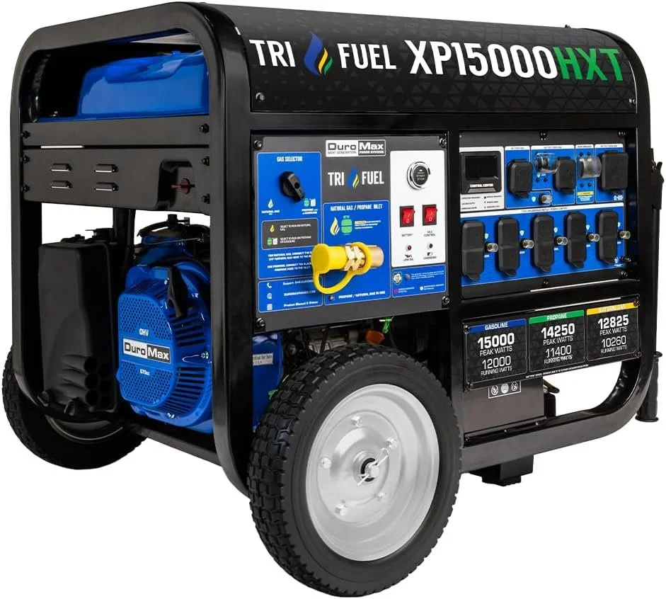 DuroMax 15,000-Watt Tri-Fuel Portables Generators XP15000HXT DuroMax 15,000-Watt Tri-Fuel Portables Generators XP15000HXT