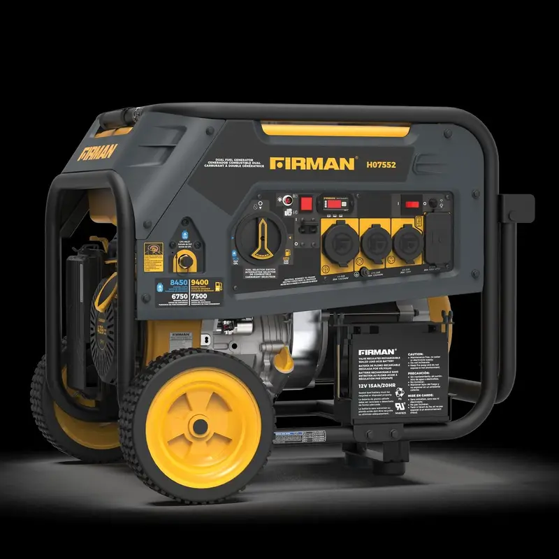 Firman H07552 9400W Dual Fuel Generators. Firman H07552 9400W Dual Fuel Generators.