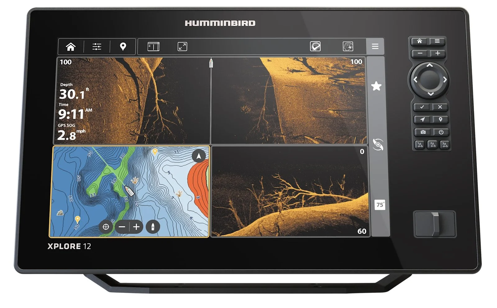 Humminbird XPLORE 12 CMSI+ CHIRP MEGA SI Fish Finder/Chartplotters. Humminbird XPLORE 12 CMSI+ CHIRP MEGA SI Fish Finder/Chartplotters.