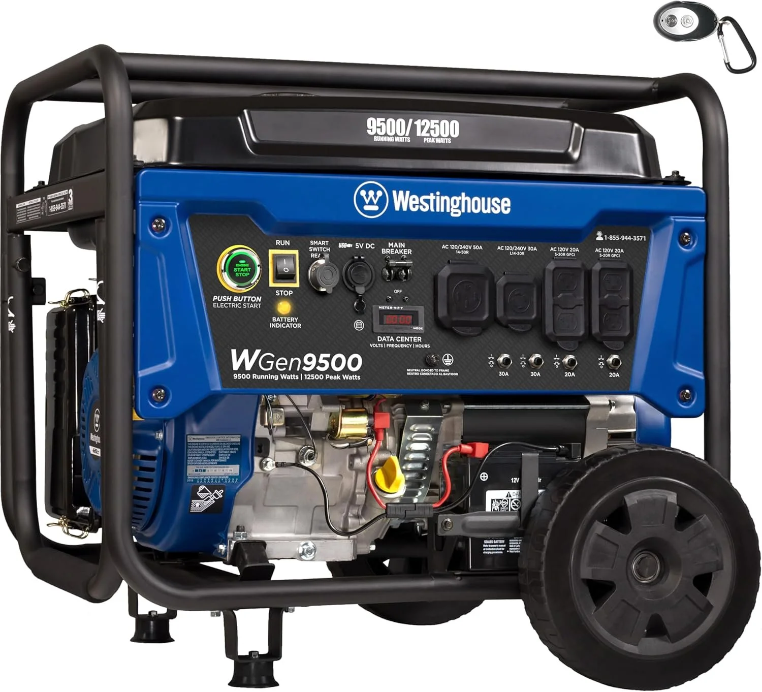 Westinghouse 9500 Peak Watt Home Backup Portable Gas Powered Generators. Westinghouse 9500 Peak Watt Home Backup Portable Gas Powered Generators.