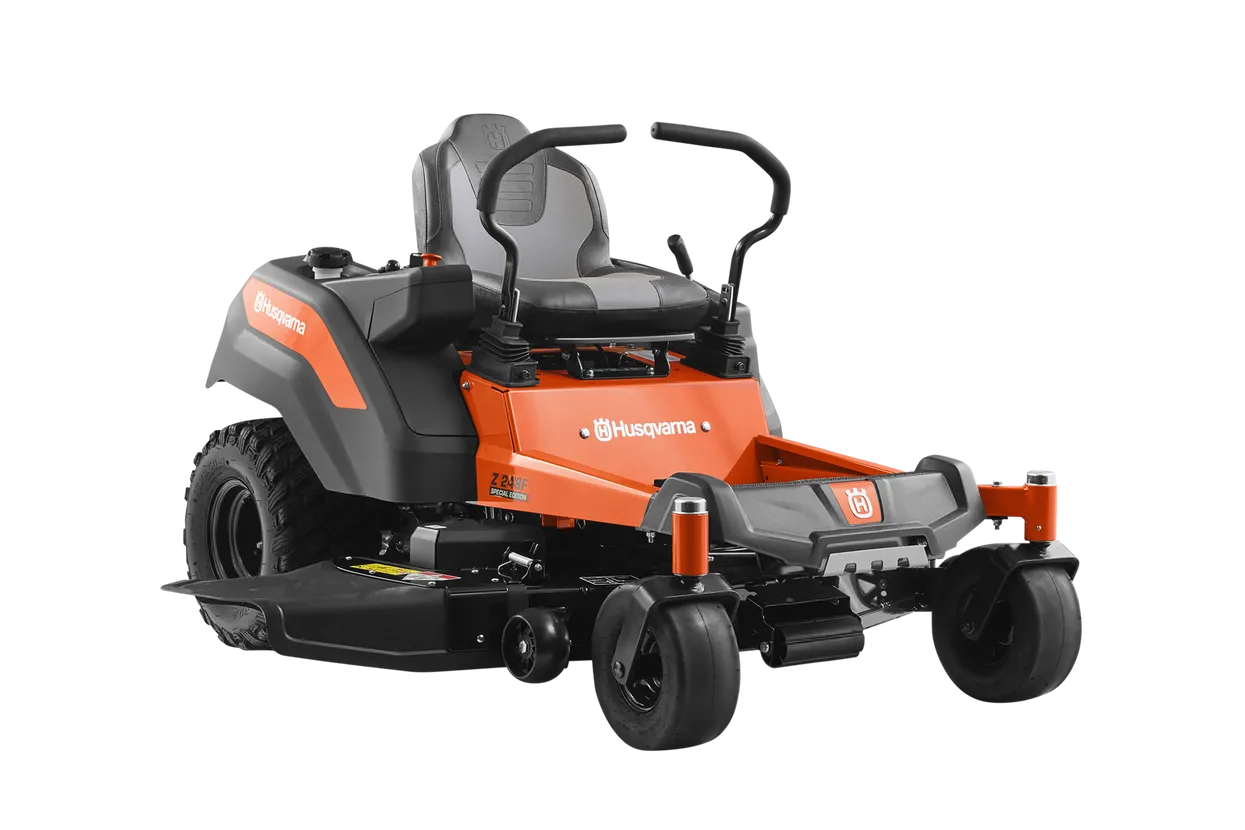 Husqvarna Z248F Special Edition Zero-Turn Lawn Mowers. Husqvarna Z248F Special Edition Zero-Turn Lawn Mowers.