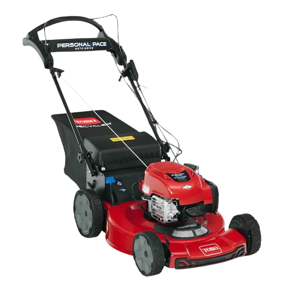 Toro 22″ Electric-Start Recycler Personal Pace Self-Propelled Gas Lawn Mowers. Toro 22″ Electric-Start Recycler Personal Pace Self-Propelled Gas Lawn Mowers.