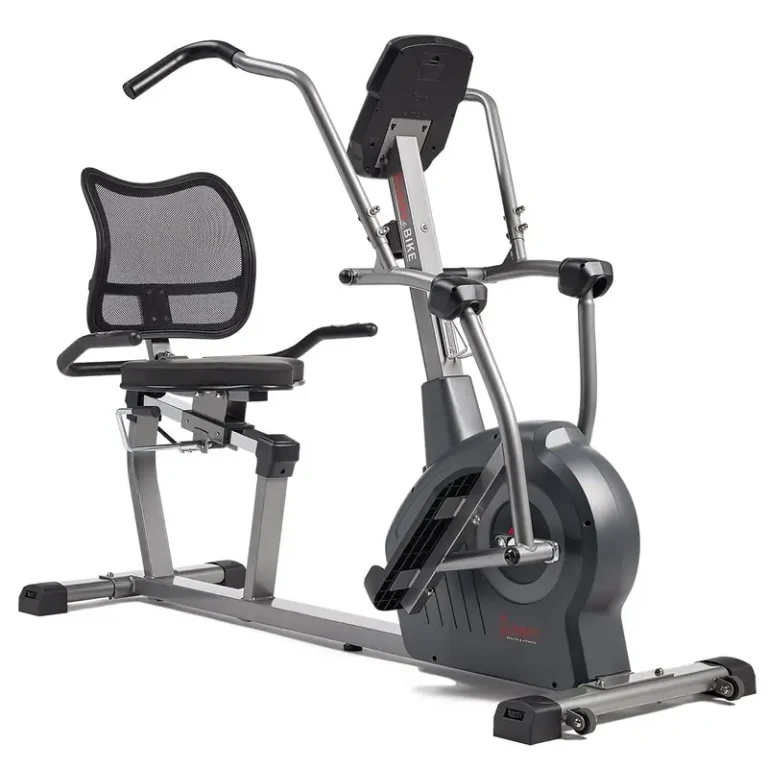 Sunny Health & Fitness Comfy Recumbent Cross Trainer Recumbent Elliptical Bikes.