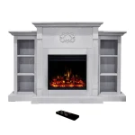 Cambridge Sanoma Electric Fireplace and Displays.
