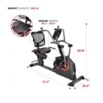 Sunny Health & Fitness Smart Recumbent Cross Trainer Elliptical Exercise Bikes.