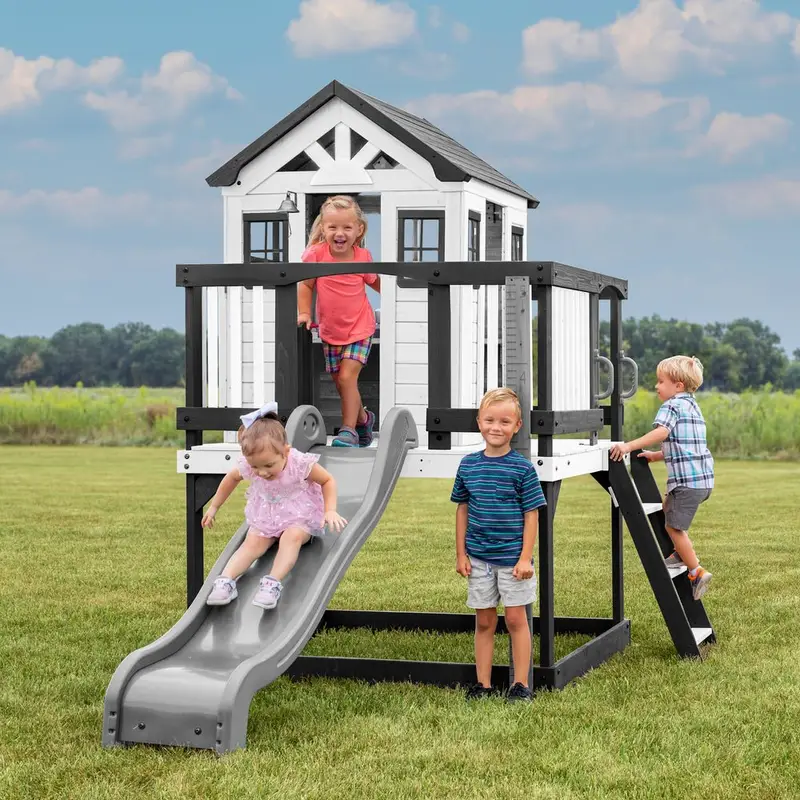 Backyard Discovery Sweetwater Heights Elevated Playhouse Backyard Discovery Sweetwater Heights Elevated Playhouse