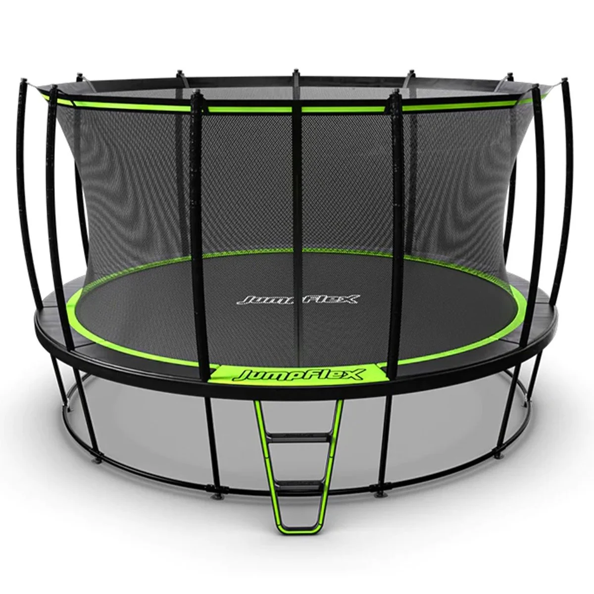 JumpFlex Hero Round Outdoor Backyard Trampoline JumpFlex Hero Round Outdoor Backyard Trampoline
