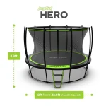 JumpFlex Hero Round Outdoor Backyard Trampoline