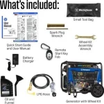 Westinghouse 14,500 Watt Tri-Fuel Portable Generators.
