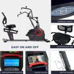 Sunny Health & Fitness Smart Recumbent Cross Trainers Elliptical Exercise Bikes – SF-RB4886 SMART