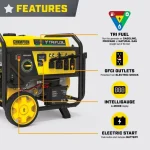 Champion 11,500/9,200-Watt Tri-Fuel Home Backup Portable Generators.