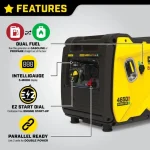 Champion 200994 3650/4650W Dual Fuel Inverter Generators.