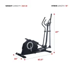 Sunny Health & Fitness Programmable Cardio Elliptical Trainers.
