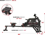 Sunny Health and Fitness Obsidian Surge Water Rowing Machines.