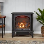 Bluegrass Living Panorama Vent Free Duals Fuel 3-Sided Gas Stove BTSD23RT.