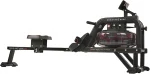 Sunny Health and Fitness Obsidian Surge Water Rowing Machines.