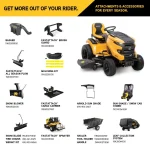 Cub Cadet XT1 GT54 Riding Lawn Mowers.