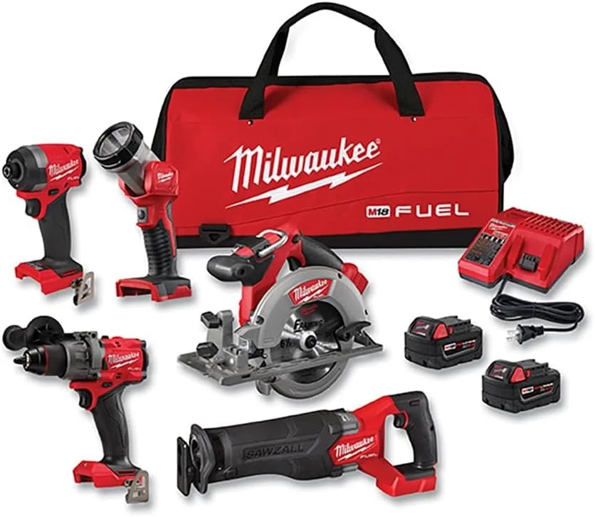 Milwaukee M18 FUEL 5 Tool Combo Kit Milwaukee M18 FUEL 5 Tool Combo Kit