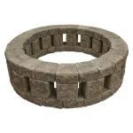 Stonehenge 58 in. x 16 in. Concrete Fire Pit Kit in Northwest Blends.