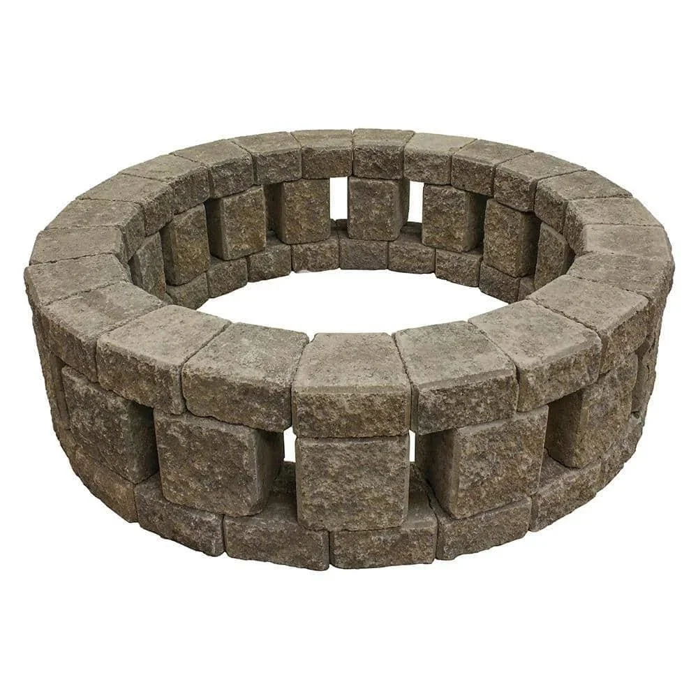 Stonehenge 58 in. x 16 in. Concrete Fire Pit Kit in Northwest Blends. Stonehenge 58 in. x 16 in. Concrete Fire Pit Kit in Northwest Blends.
