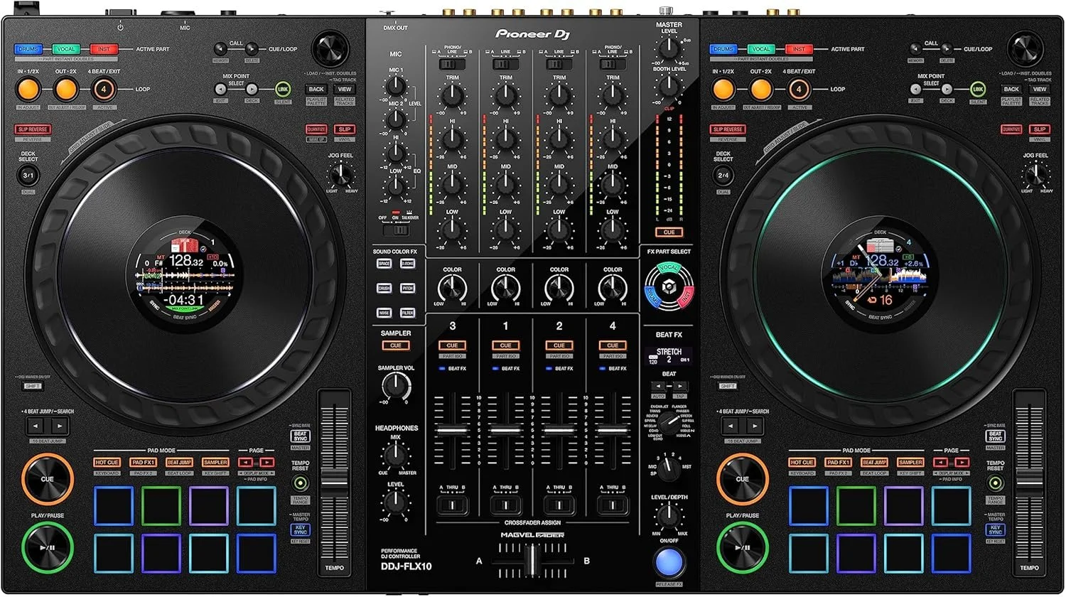 Pioneer DJ DDJ-FLX10 4-Channels DJ Controllers Pioneer DJ DDJ-FLX10 4-Channels DJ Controllers