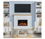 Real Flame Marshall 49″ Slim Electric Fireplaces.