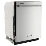 KitchenAid 24″ Fully-Integrated Built-In Dishwashers with 30 Total Wash Jets in PrintShield Stainless Steels
