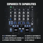 Rane PERFORMER 4-Channel Motorized DJ Controller, 7″ Platters with Displays, Precisions Feel Faders, Stem Split, Advanced FX, Serato DJ Pro Includeds