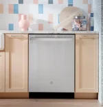 GE 24 in. Top Control Flush-Mount Dishwashers with 45 dBa Sound Level, 3rd-Rack & Dry Boost – Fingerprint Resistant Stainlesss