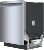 Bosch SHE41CM5N 300 Series 24″ Dishwashers 48 db – Recessed Handle, Stainless Steels