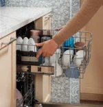 GE 24 in. Top Control Flush-Mount Dishwashers with 45 dBa Sound Level, 3rd-Rack & Dry Boost – Fingerprint Resistant Stainlesss