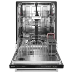 KitchenAid 24″ Fully-Integrated Built-In Dishwashers with 30 Total Wash Jets in PrintShield Stainless Steels
