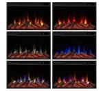 Real Flame Marshall 49″ Slim Electric Fireplaces.