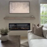 Touchstone Sideline Elite Smart 60″ WiFi-Enabled Recessed Electric Fireplaces.