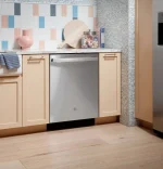 GE 24 in. Top Control Flush-Mount Dishwashers with 45 dBa Sound Level, 3rd-Rack & Dry Boost – Fingerprint Resistant Stainlesss