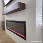 Touchstone Sideline Elite Smart 60″ WiFi-Enabled Recessed Electric Fireplaces.