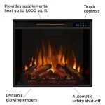 Real Flame Hollis 32″ Electric Fireplaces.
