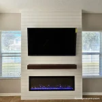 Touchstone Sideline Elite Smart 60″ WiFi-Enabled Recessed Electric Fireplaces.