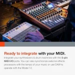Tascam Model 12 All-in-One 12-track Digital Multitrack Mixings and Recording Studio, Mixer, USB Audio Interface and DAW Controllers