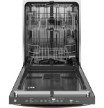GE 24 in. Top Control Flush-Mount Dishwashers with 45 dBa Sound Level, 3rd-Rack & Dry Boost – Fingerprint Resistant Stainlesss
