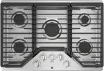 GE 30-Inch Built-In Gas Cooktops JGP5030SLSS