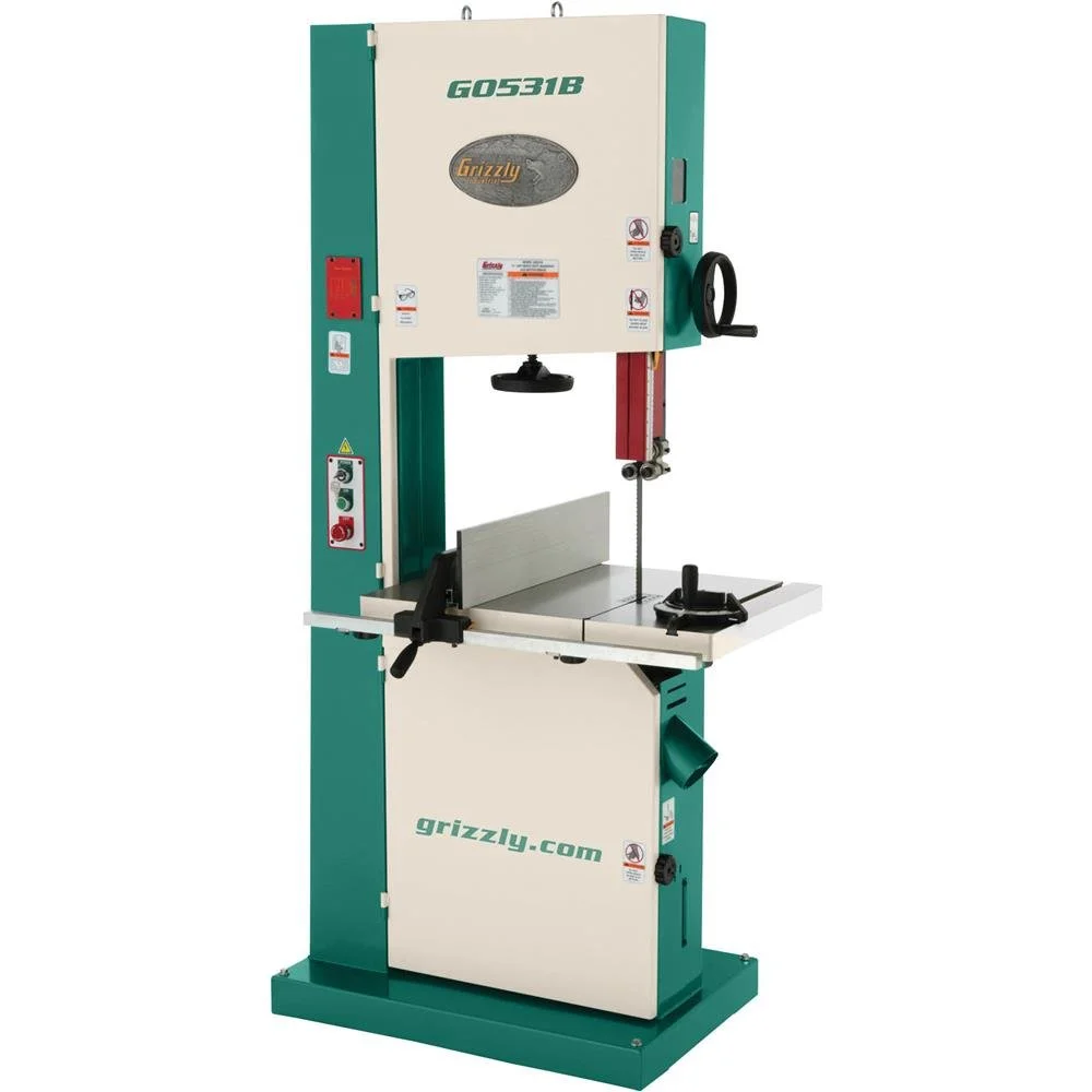 Grizzly G0531B – 21″ 5 HP Industrial Bandsaw w/ Brake Grizzly G0531B – 21″ 5 HP Industrial Bandsaw w/ Brake