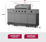 TYTUS Fresno Series 5 Burner Grills TDT-021