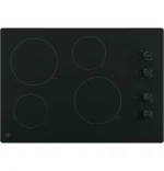 GE 30″ Built-In Knob Control Electric Cooktops JP3030DWBB