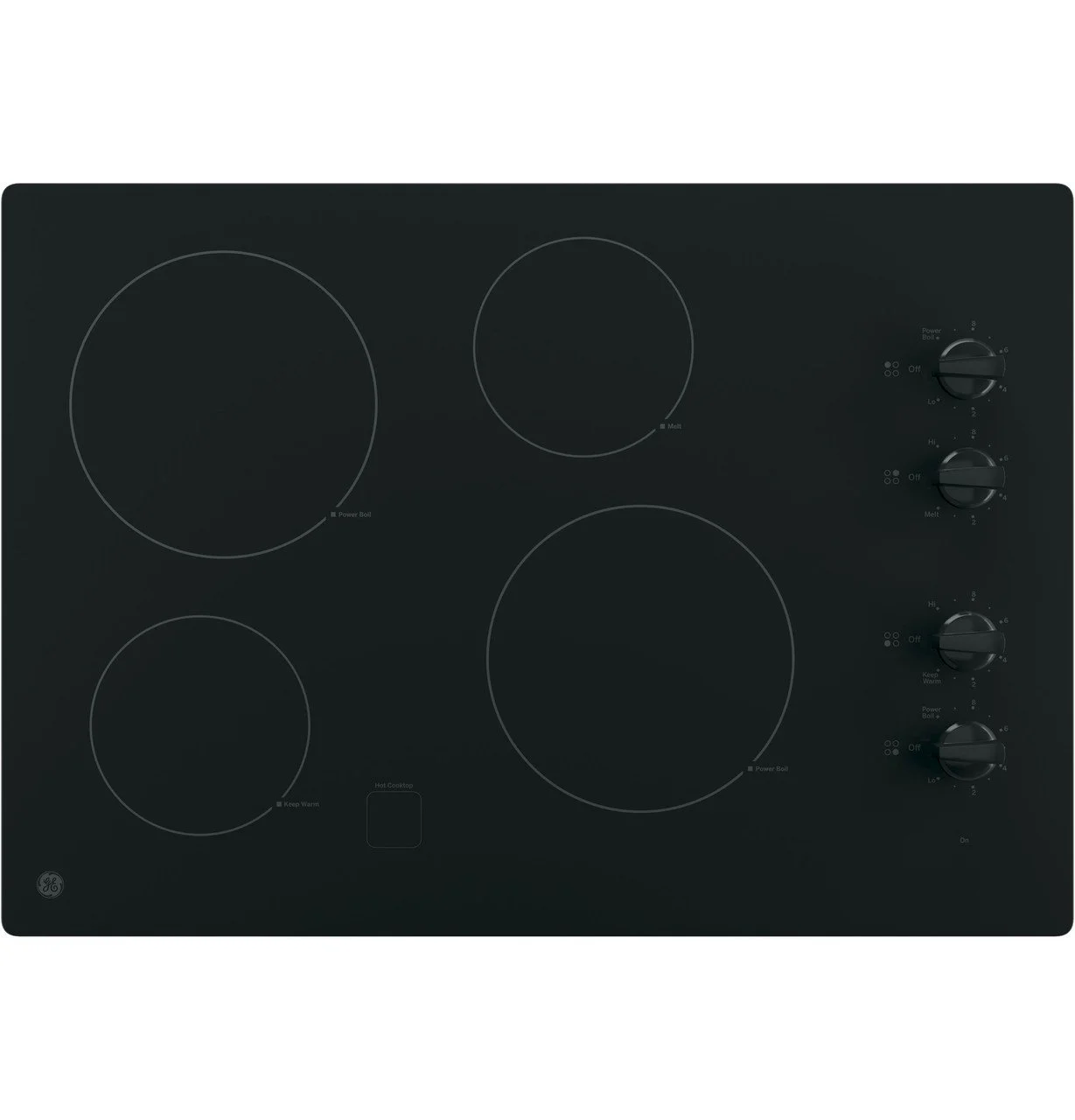 GE 30″ Built-In Knob Control Electric Cooktops JP3030DWBB GE 30″ Built-In Knob Control Electric Cooktops JP3030DWBB
