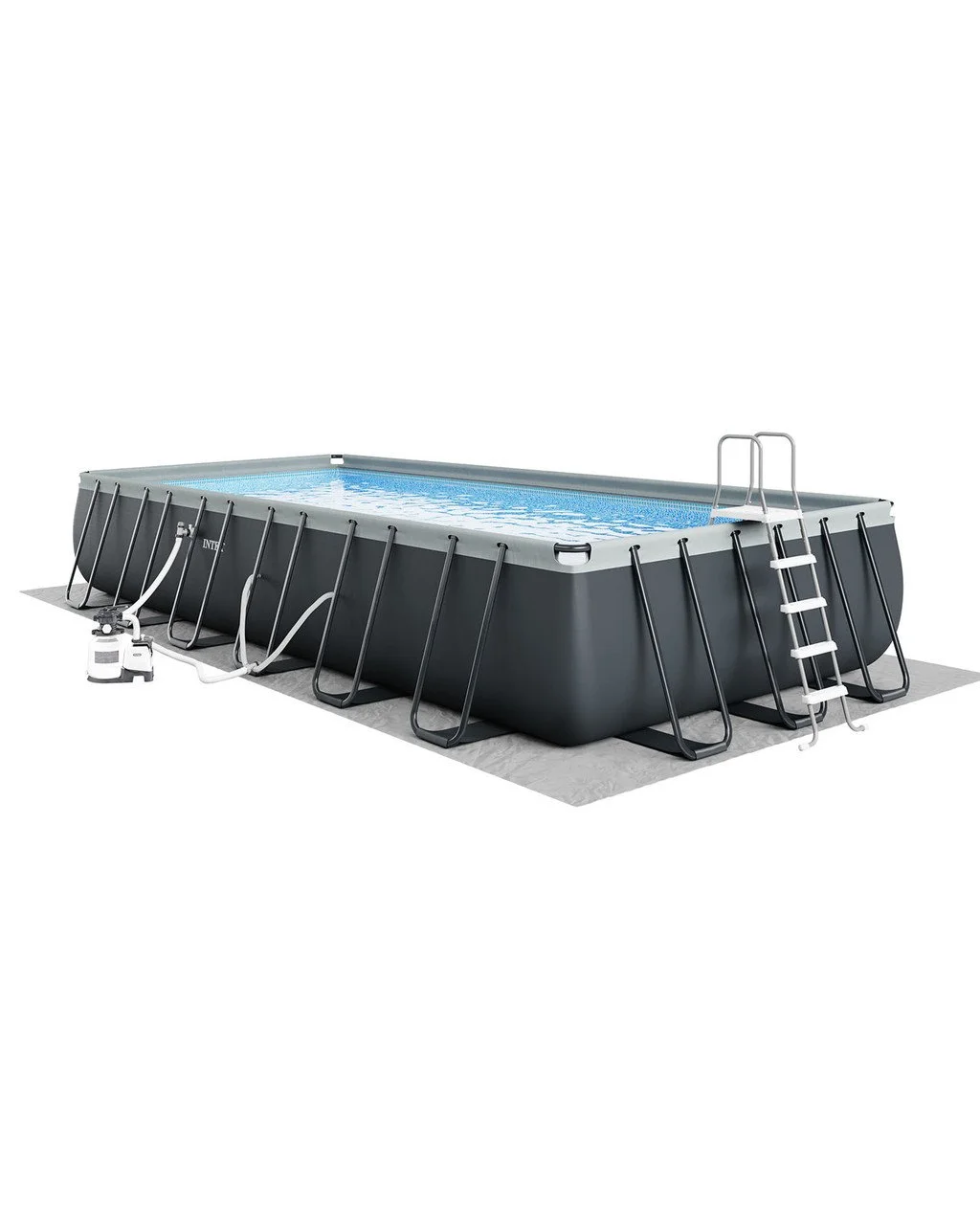 Intex Ultra Frame Rectangular Above Ground Swimming Pool Sets Intex Ultra Frame Rectangular Above Ground Swimming Pool Sets