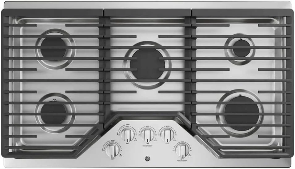 GE 36-Inch Built-in Gas Cooktops JGP5036SLSS GE 36-Inch Built-in Gas Cooktops JGP5036SLSS