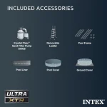 Intex Ultra XTR 14 ft. Round 42 in. Deep Soft Sided Above Ground Swimming Pools