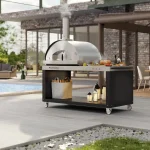 Fontana Forni Mangiafuoco Woods-Fired Pizza Ovens – Stainless – FTMF-S