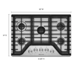 KitchenAid 30″ 5-Burner Gas Cooktops KCGS350ESS
